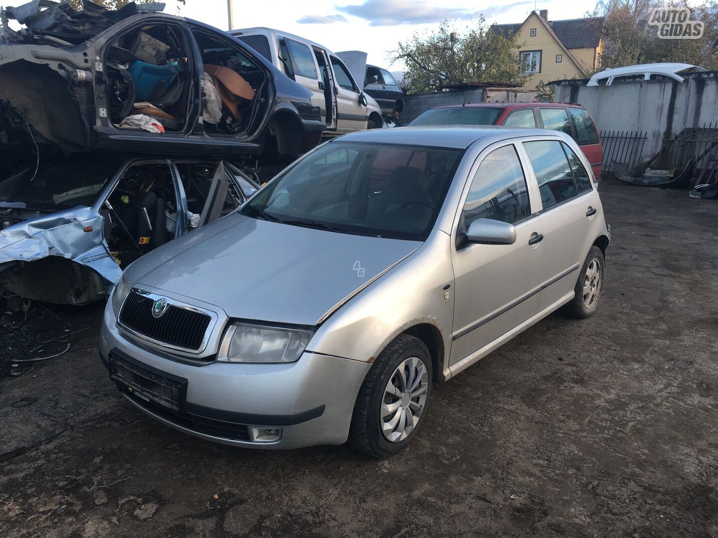 Skoda Fabia I 2001 m dalys