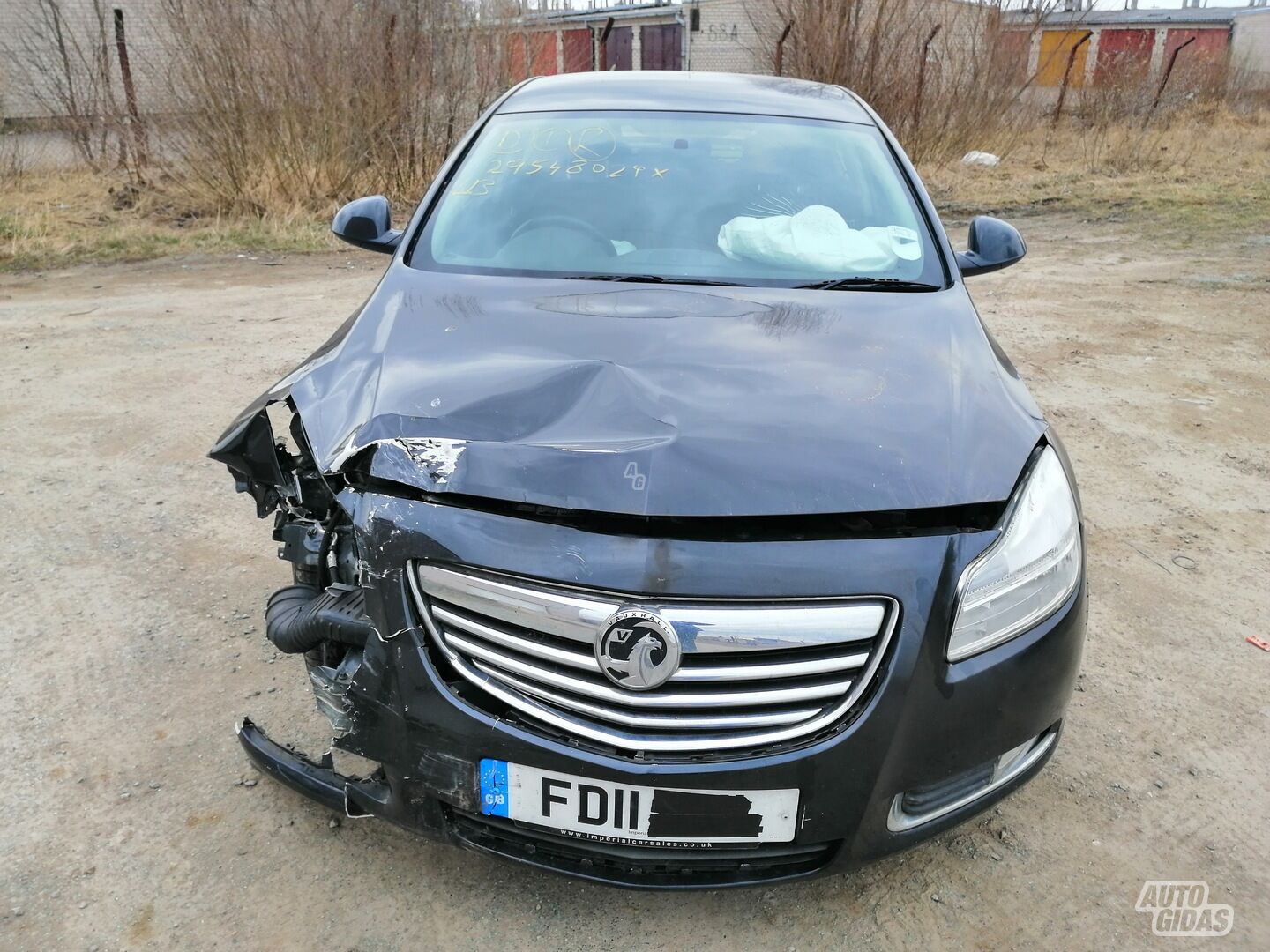 Opel Insignia 2011 m dalys