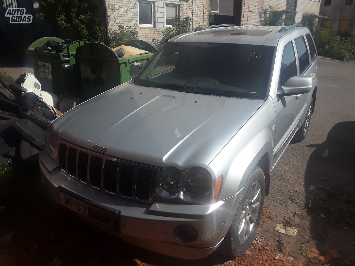 Jeep Grand Cherokee III 2007 m dalys