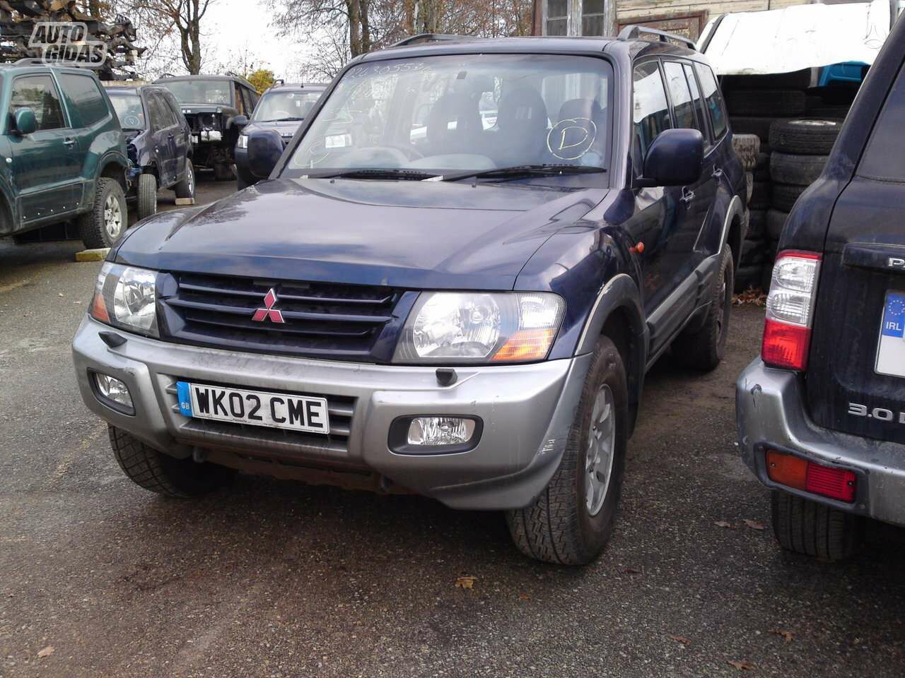 Mitsubishi Pajero 2002 m dalys