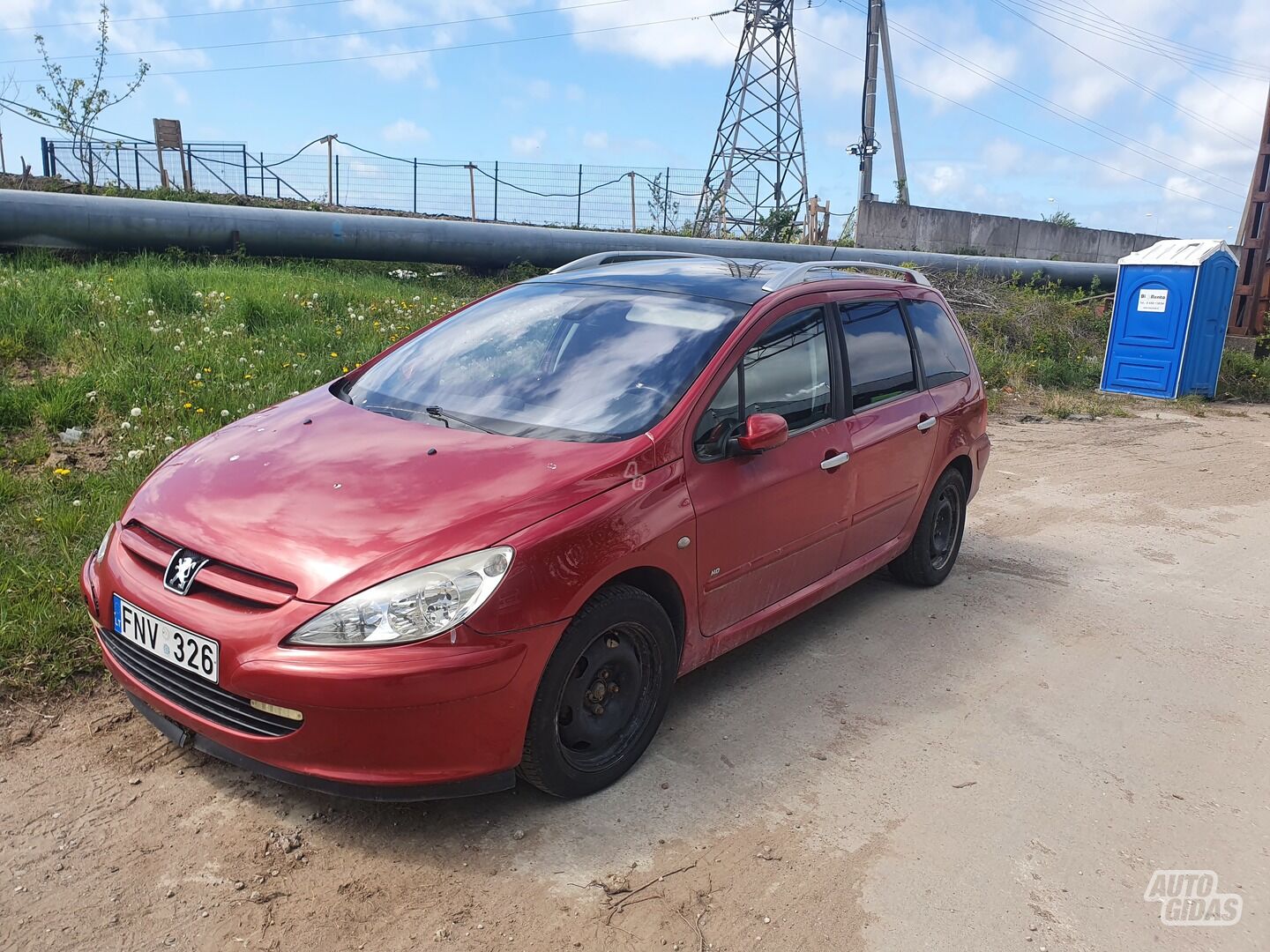 Peugeot 307 I 2.0 DYZELIS 100 KW 2004 г запчясти