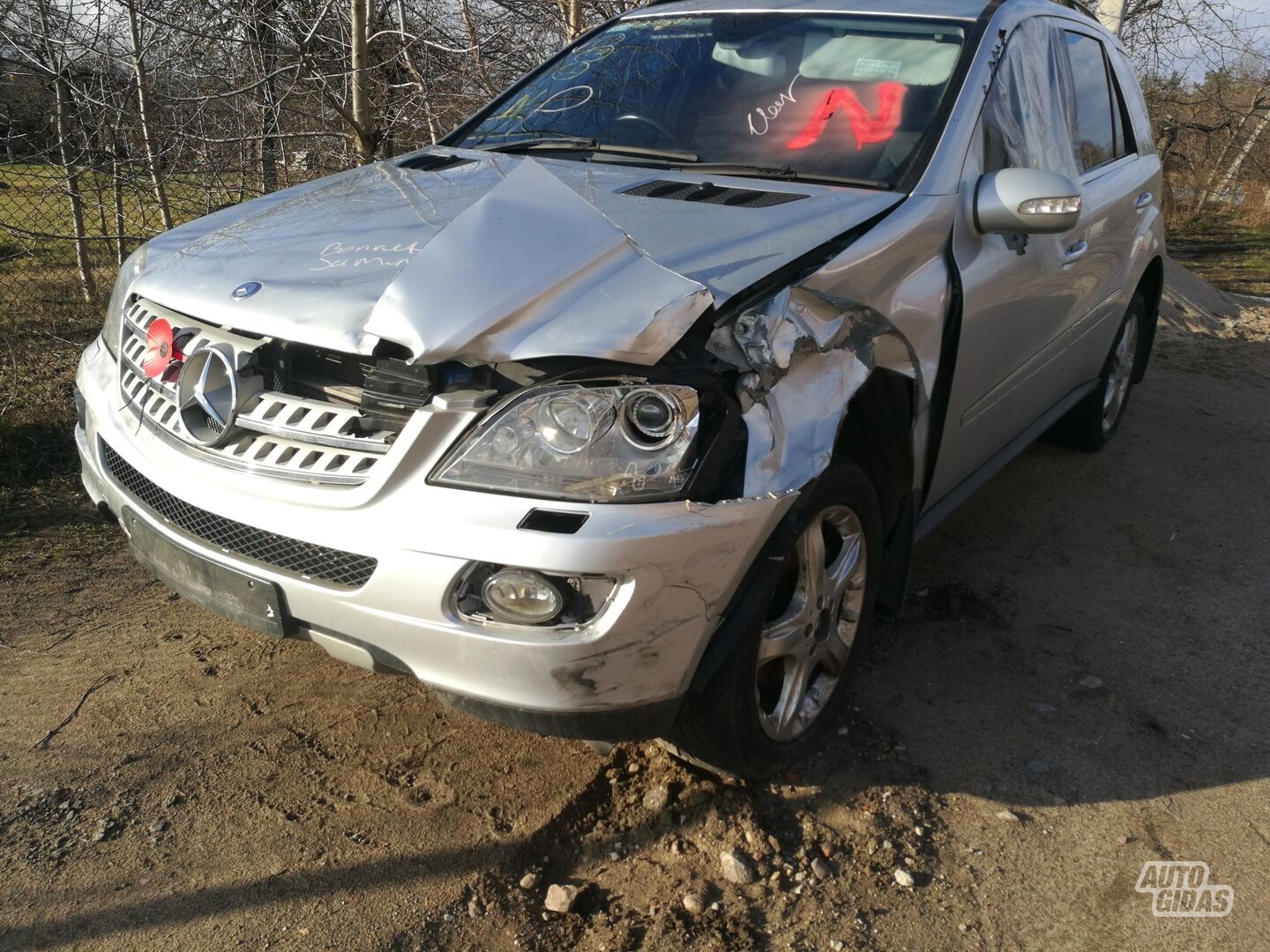 Mercedes-Benz Ml 320 W164 Cdi 2008 m dalys