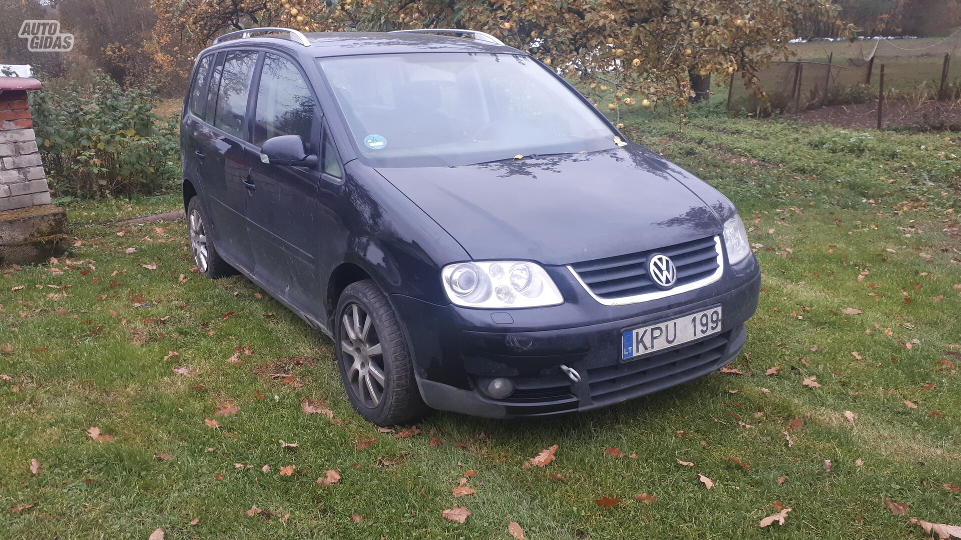Volkswagen Touran 2004 m dalys
