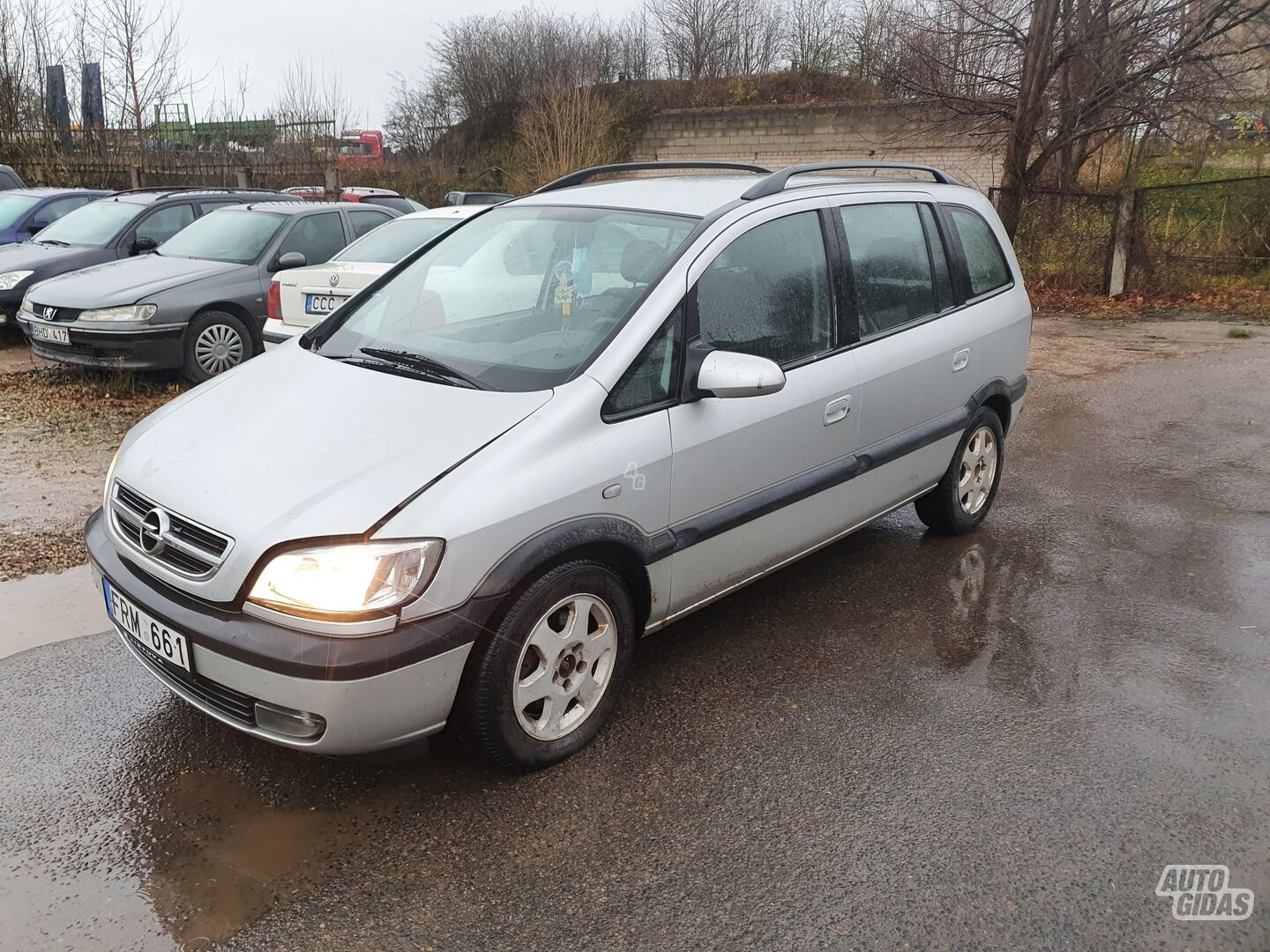 Opel Zafira A 2.2 DYZELIS 92 KW 2003 m dalys