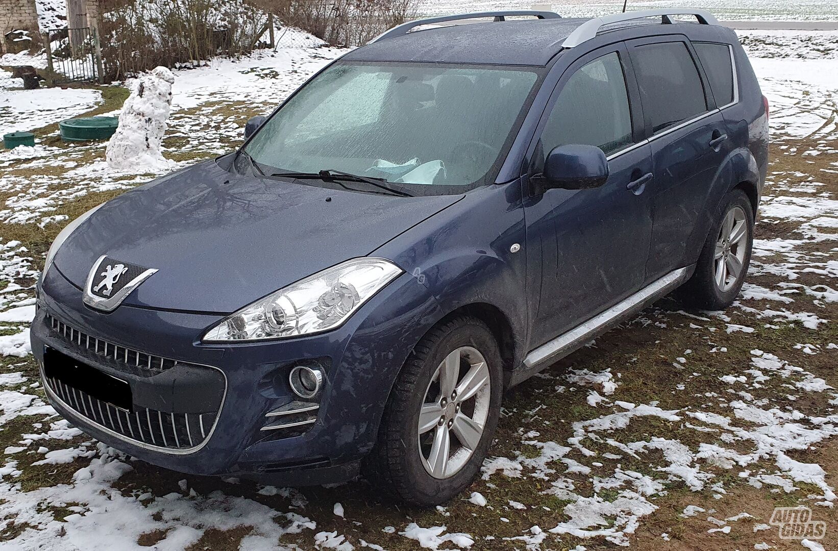 Peugeot 4007 2009 m dalys