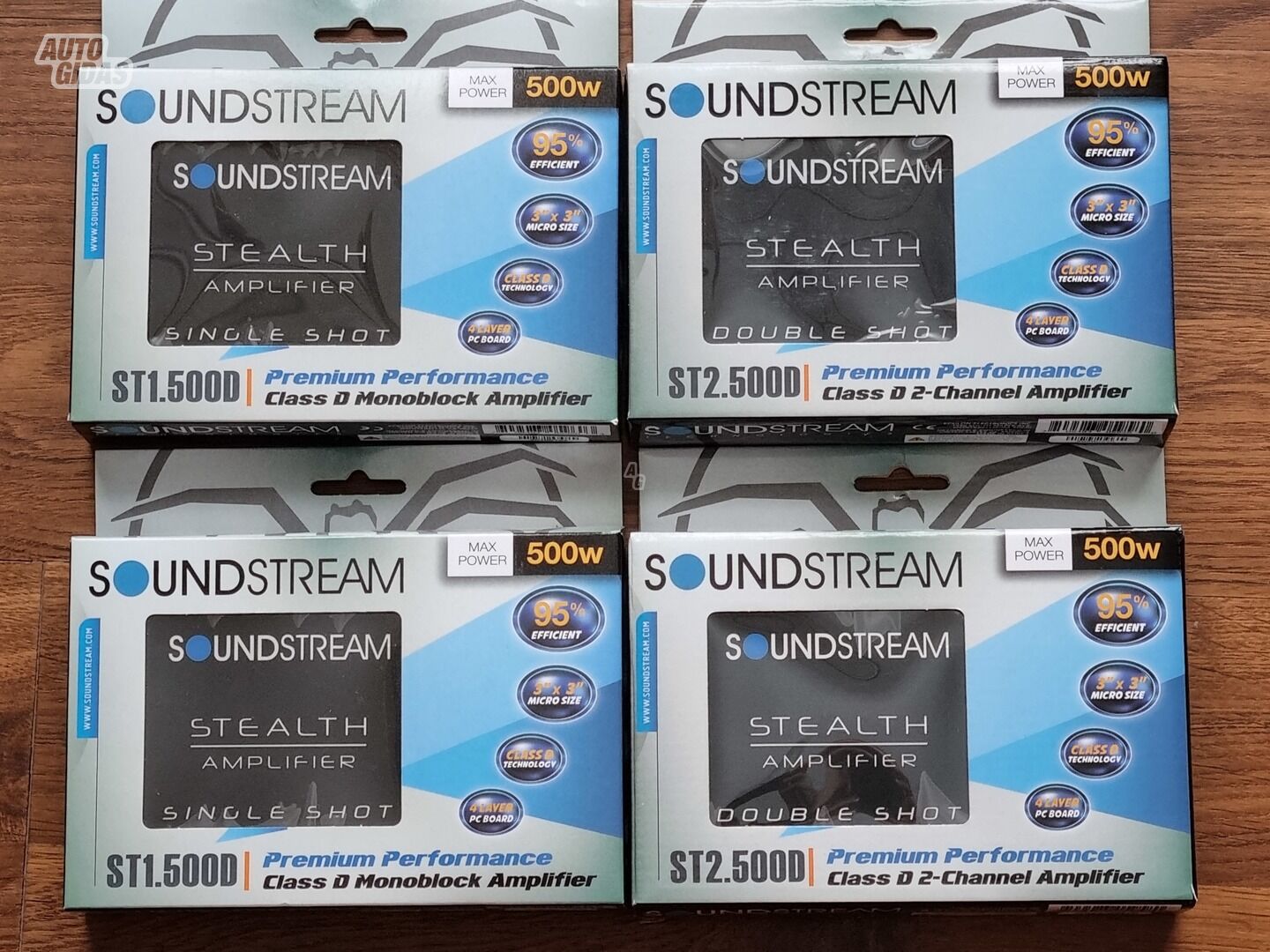 Soundstream ST2.500D Garso stiprintuvas