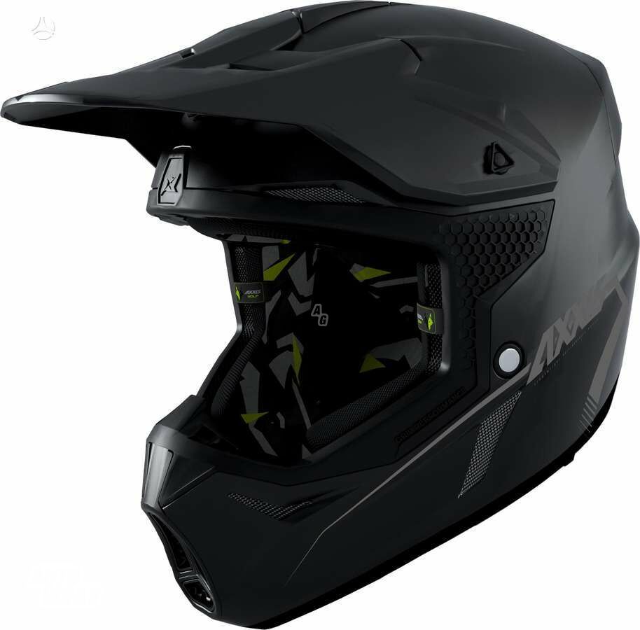 Helmets AXXIS mx wolf black gloss moto