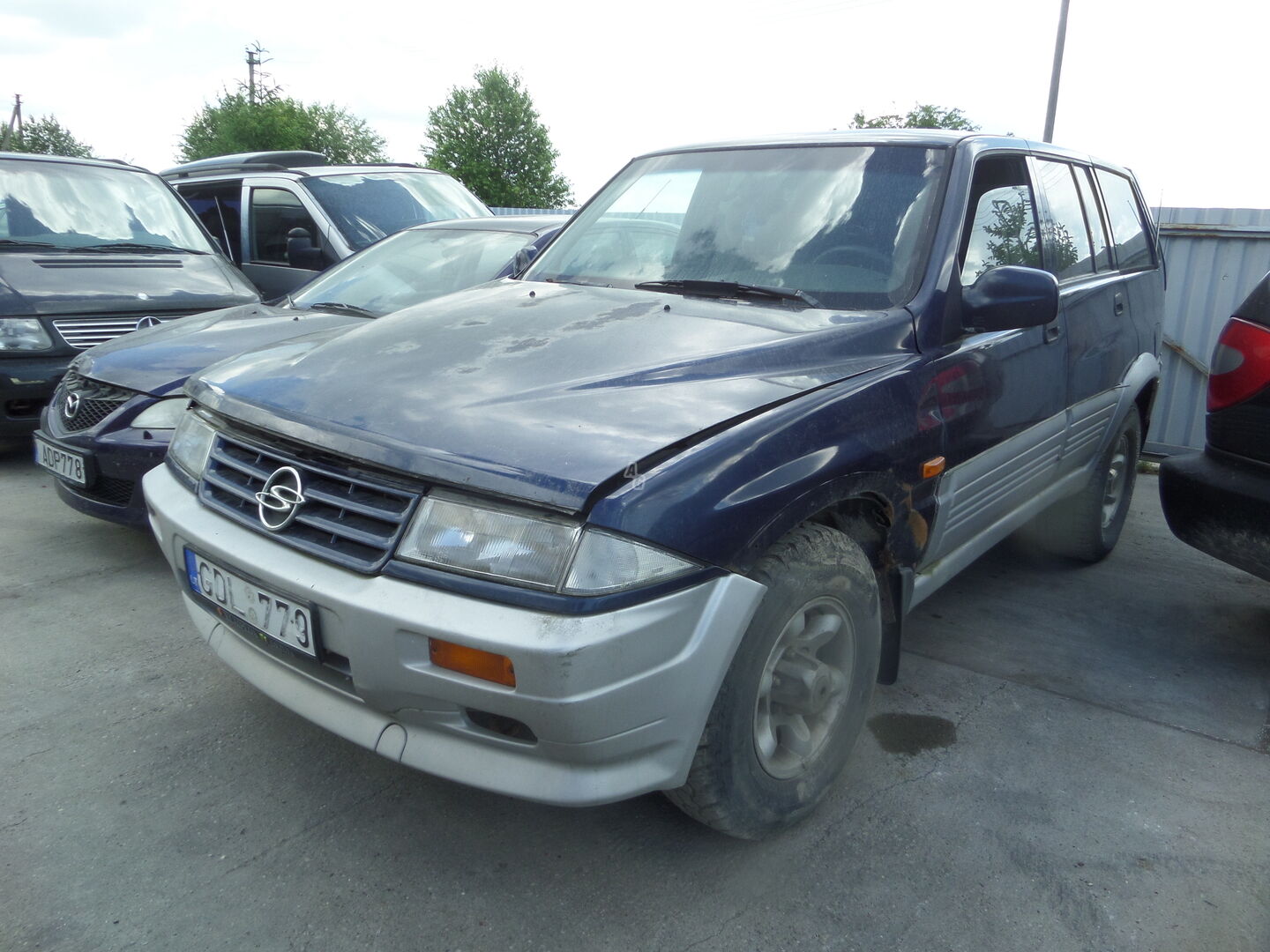 Ssangyong Musso 1998 m dalys