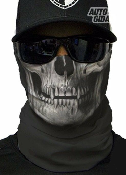 Helmets Veido kaukė Gray Skull