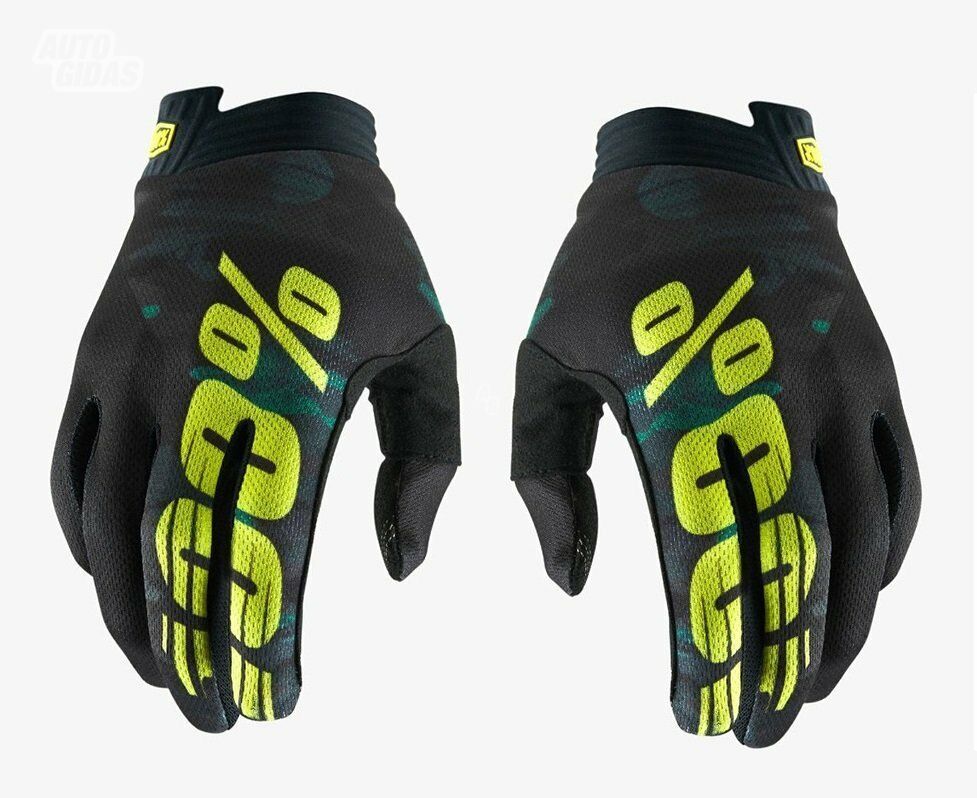 Gloves 100% BLACK iTRACK