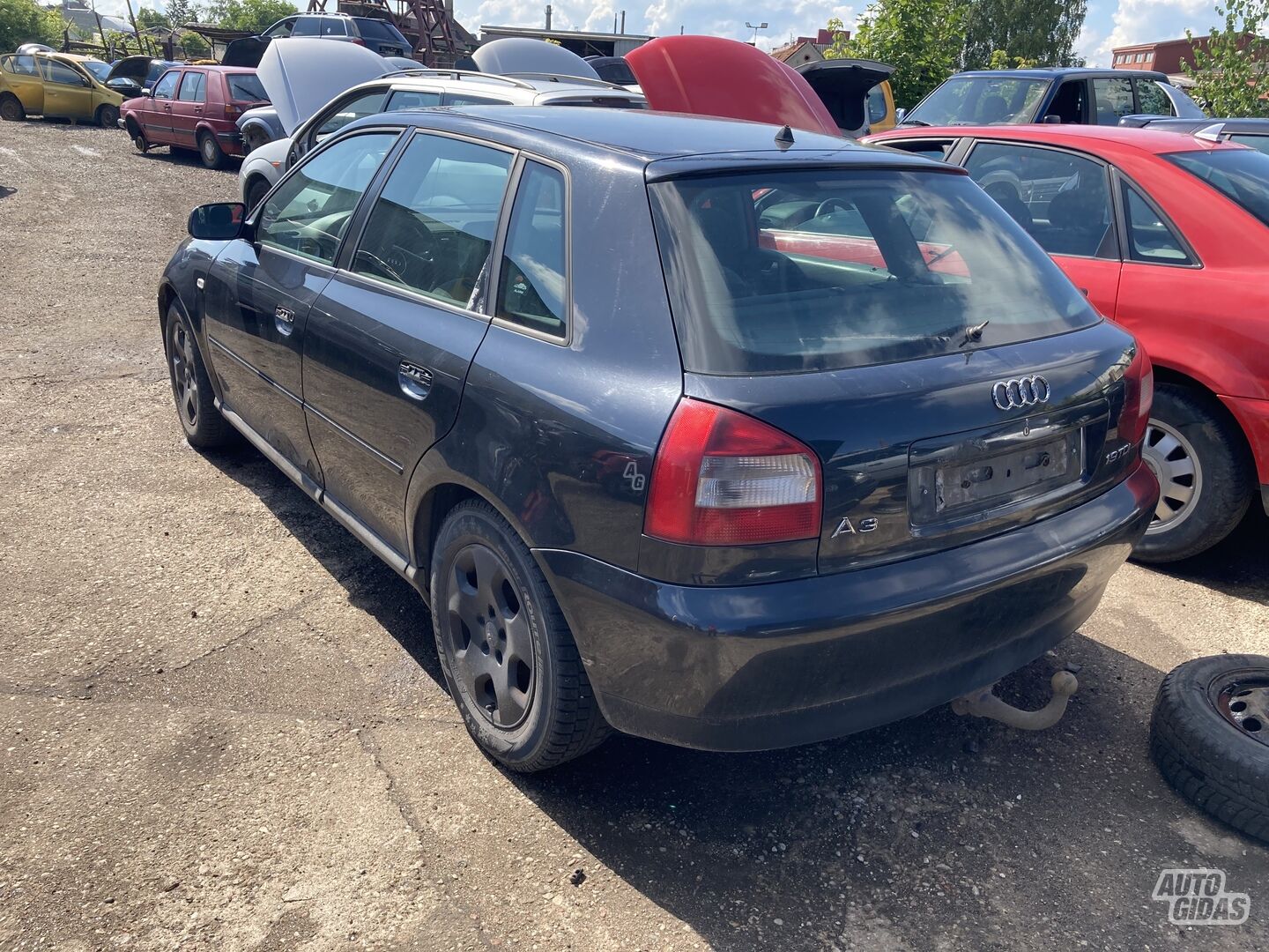 Audi A3 1999 m dalys