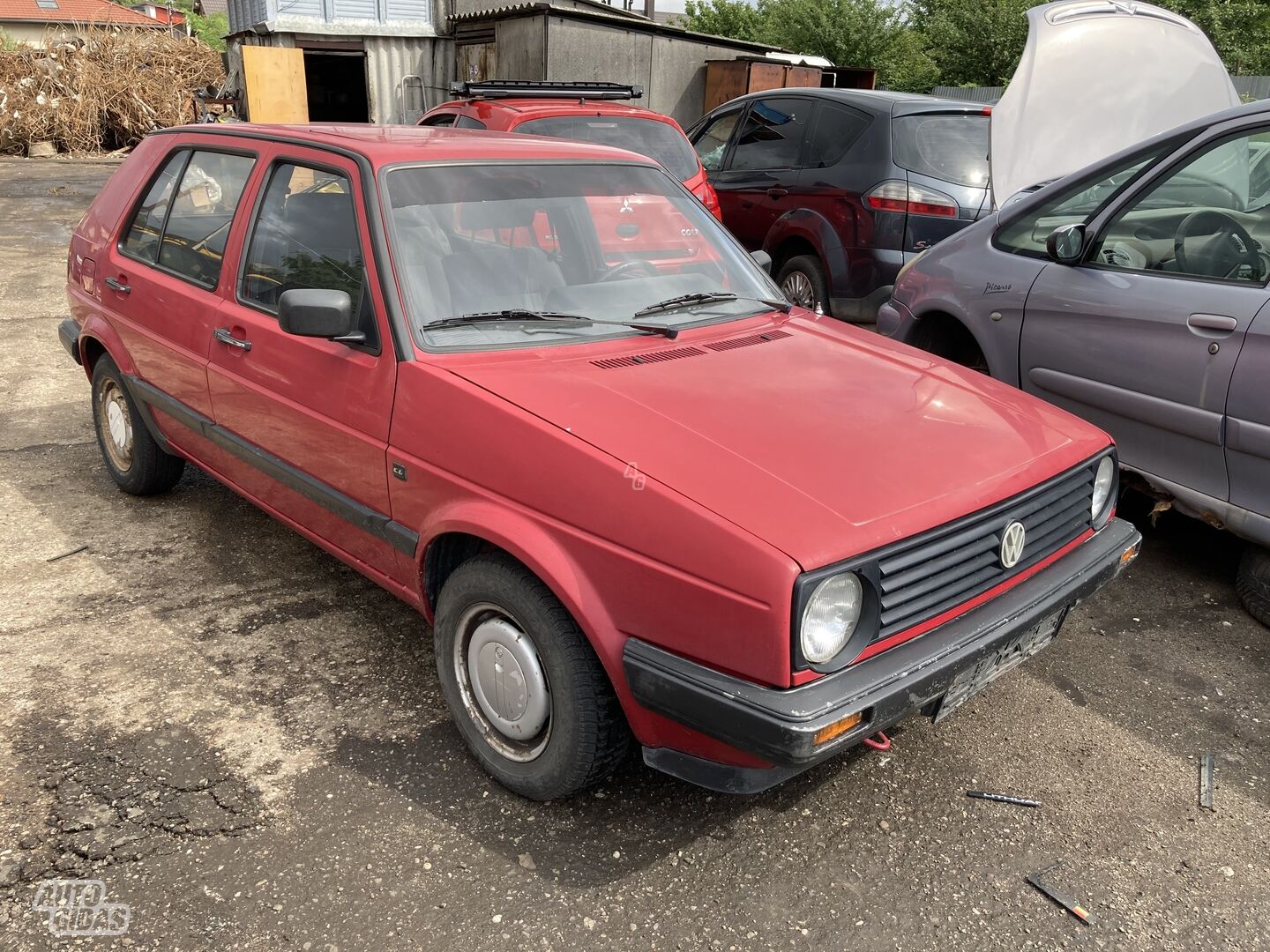 Volkswagen Golf 1988 m dalys