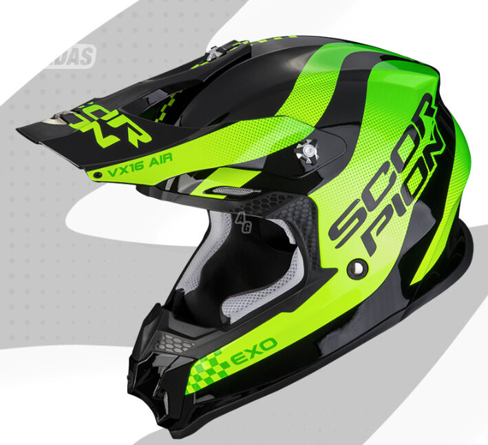 Helmets SCORPION VX-16 EVO + VIDEO moto