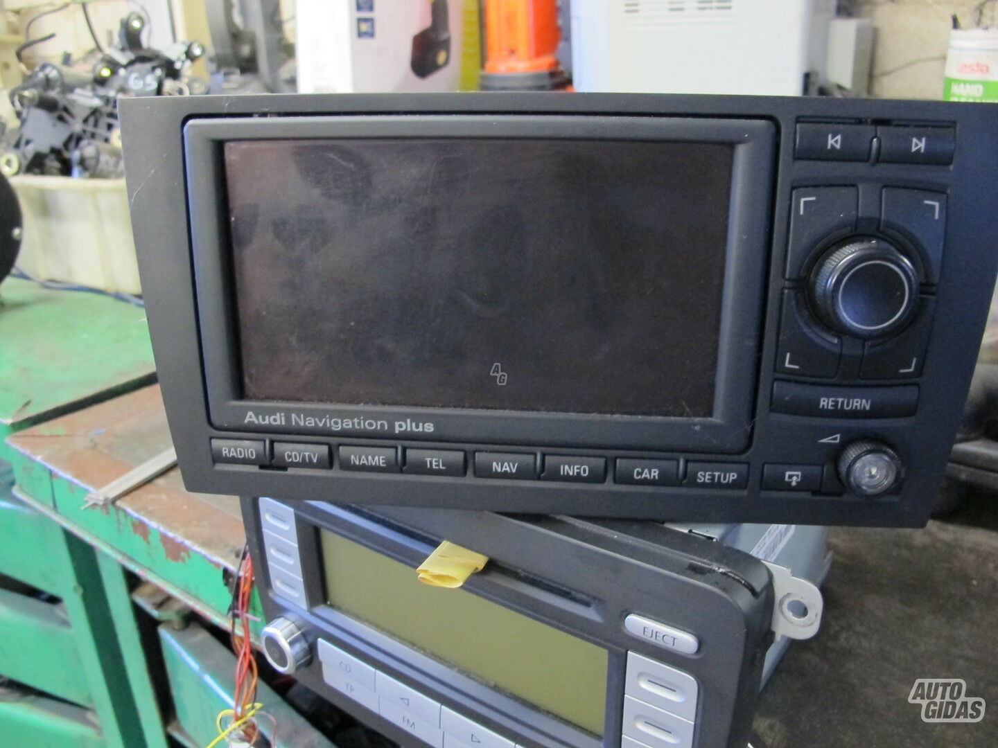 Radija/ CD/DVD grotuvas/ navigacija, Audi A4 B6 B6 2003 m
