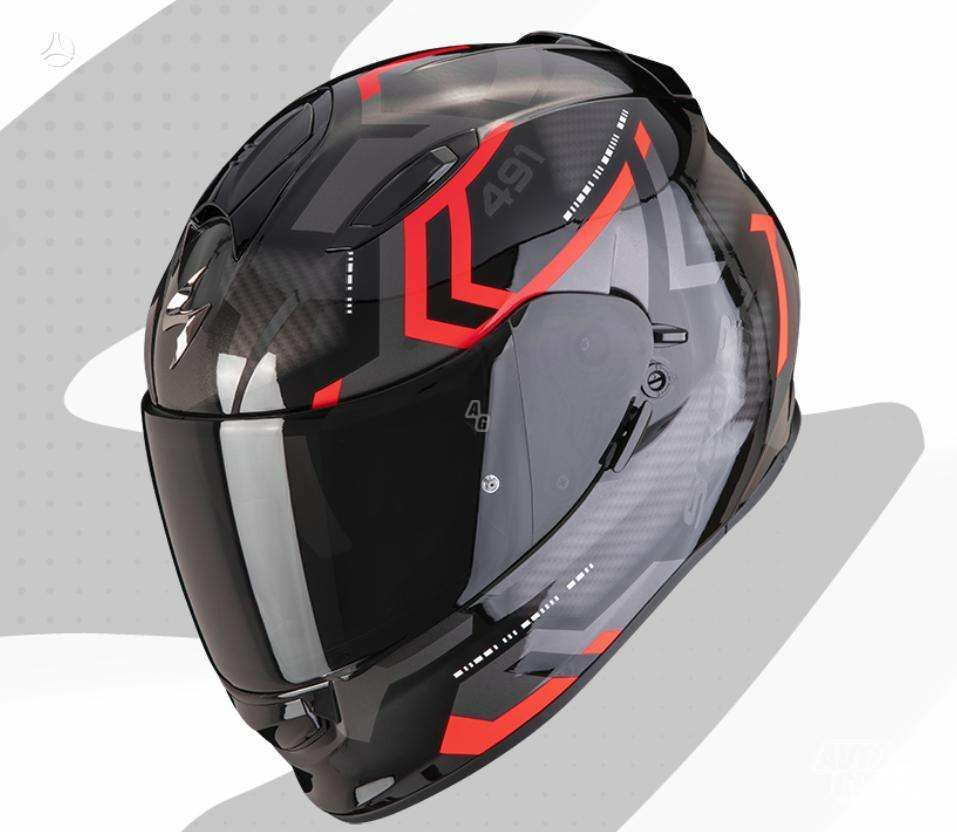 Helmets Scorpion EXO - 491 spin red