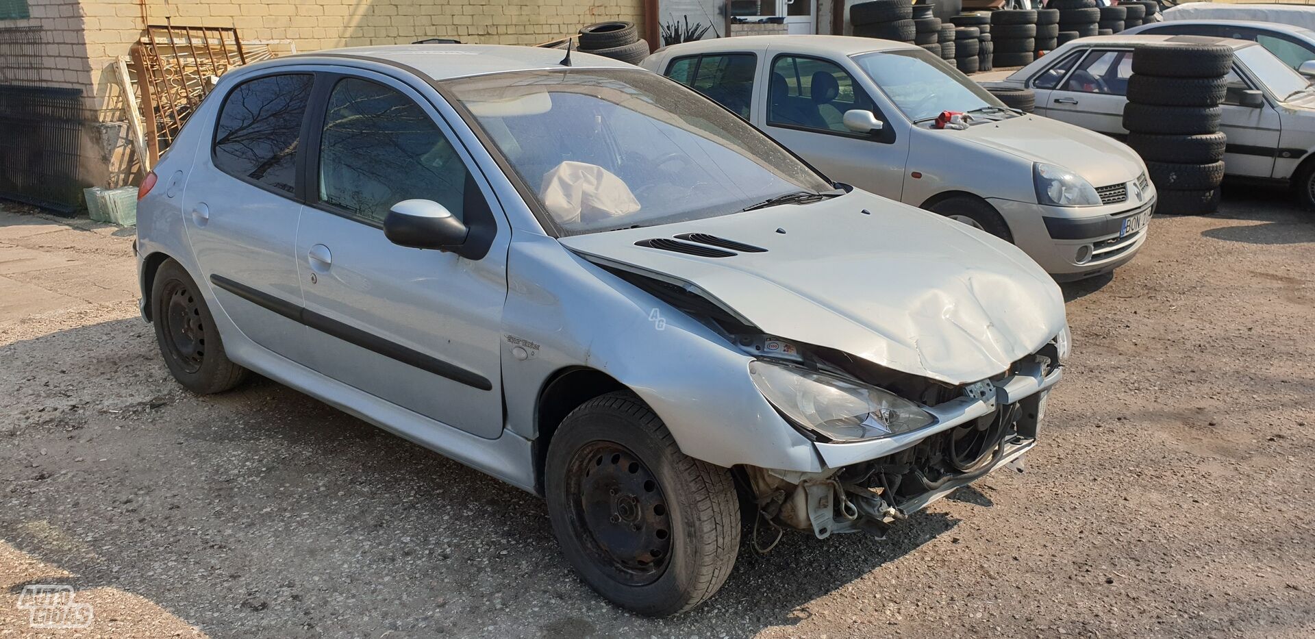 Peugeot 206 Spalvos kodas EYL 2003 m dalys