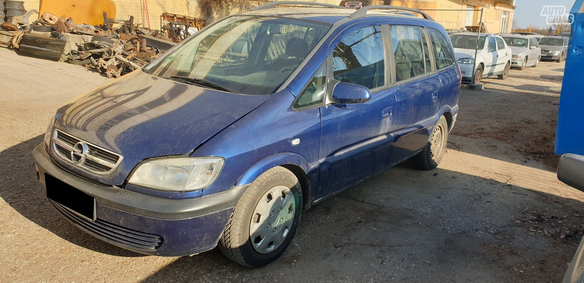 Opel Zafira A z21b 2005 m dalys