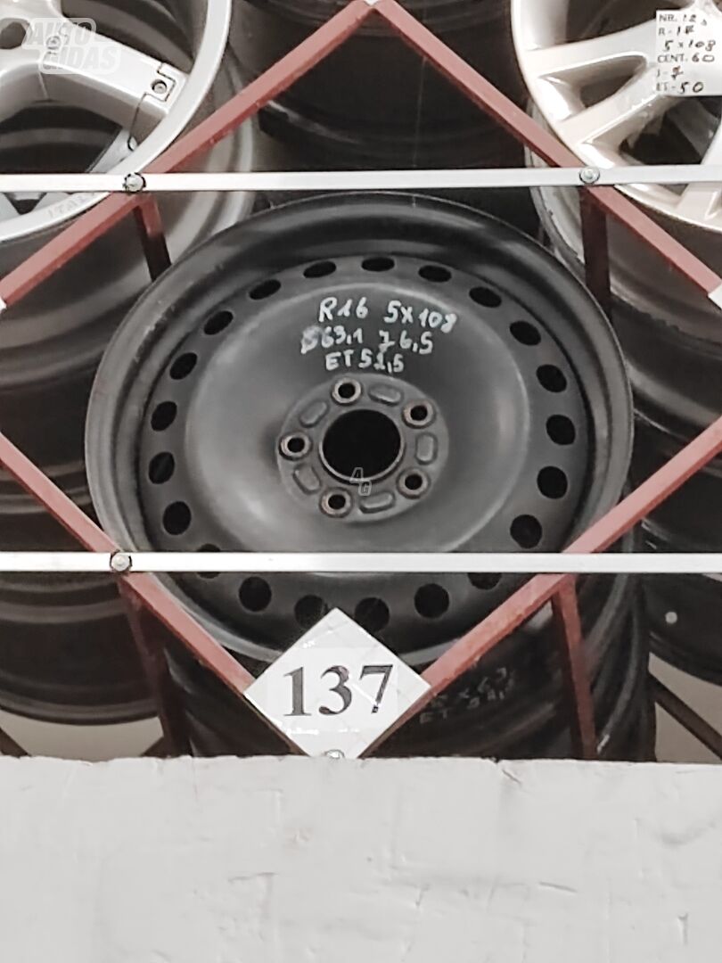 R16 plieniniai štampuoti ratlankiai