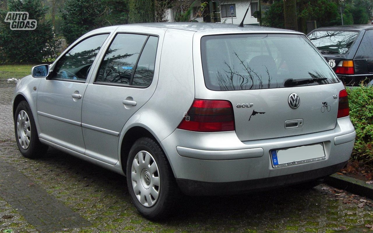 Volkswagen Golf IV 2000 m dalys