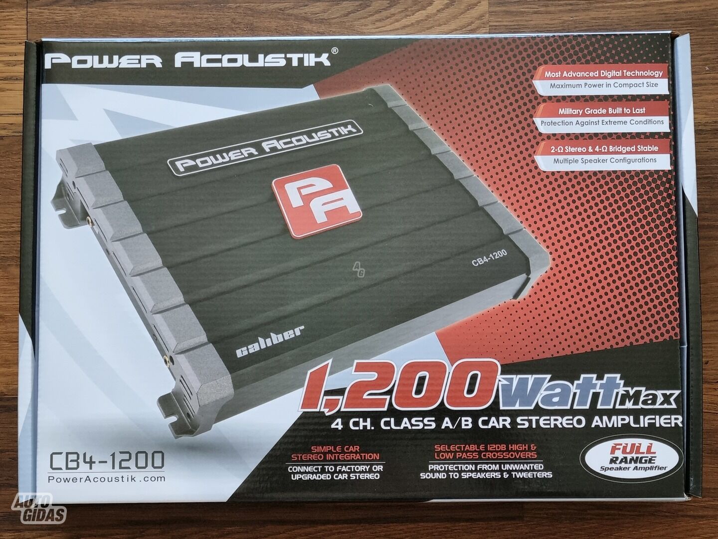 Power Acoustik CB4-1200 Audio Amplifier