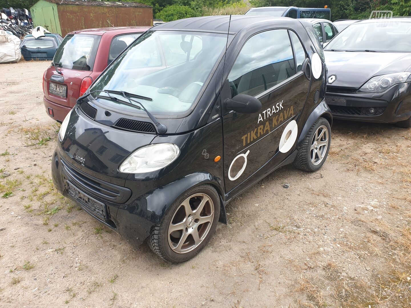 Smart Fortwo 2001 m dalys