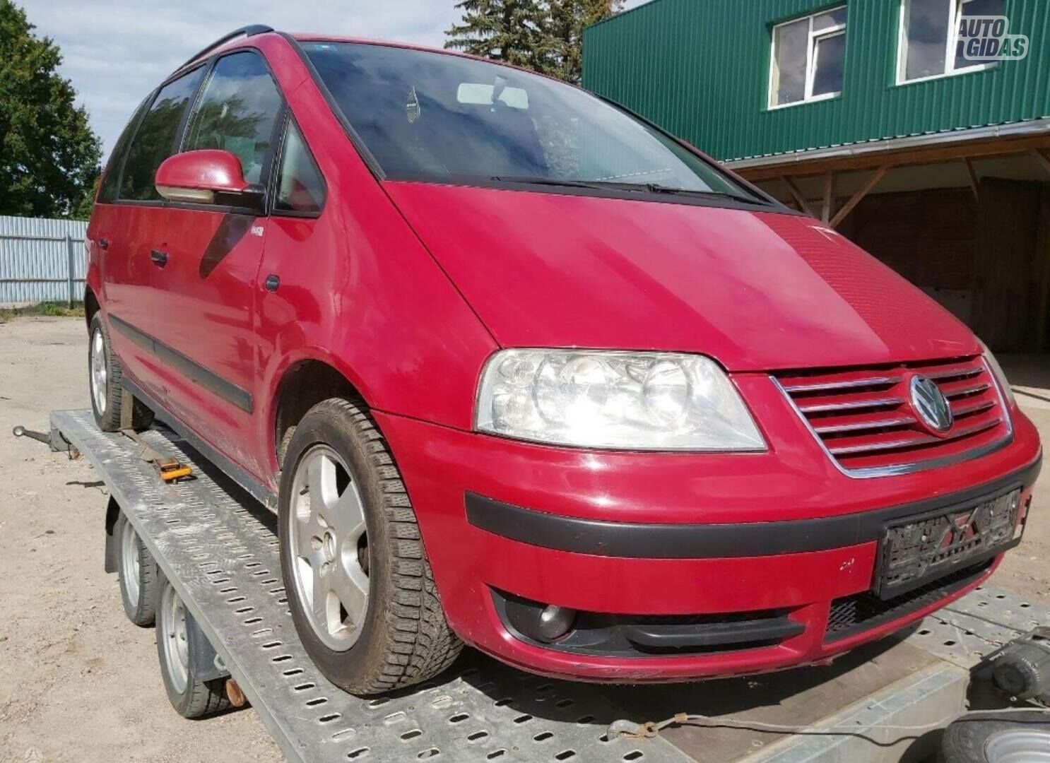 Volkswagen Sharan 2006 m dalys