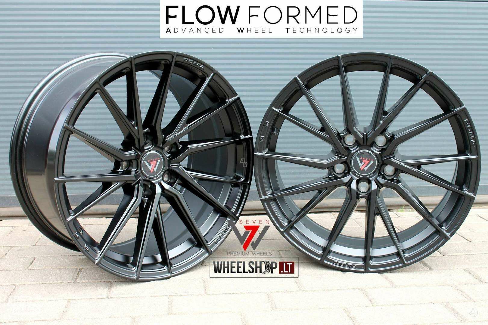 SW766 Satin Black Flow Formed rims