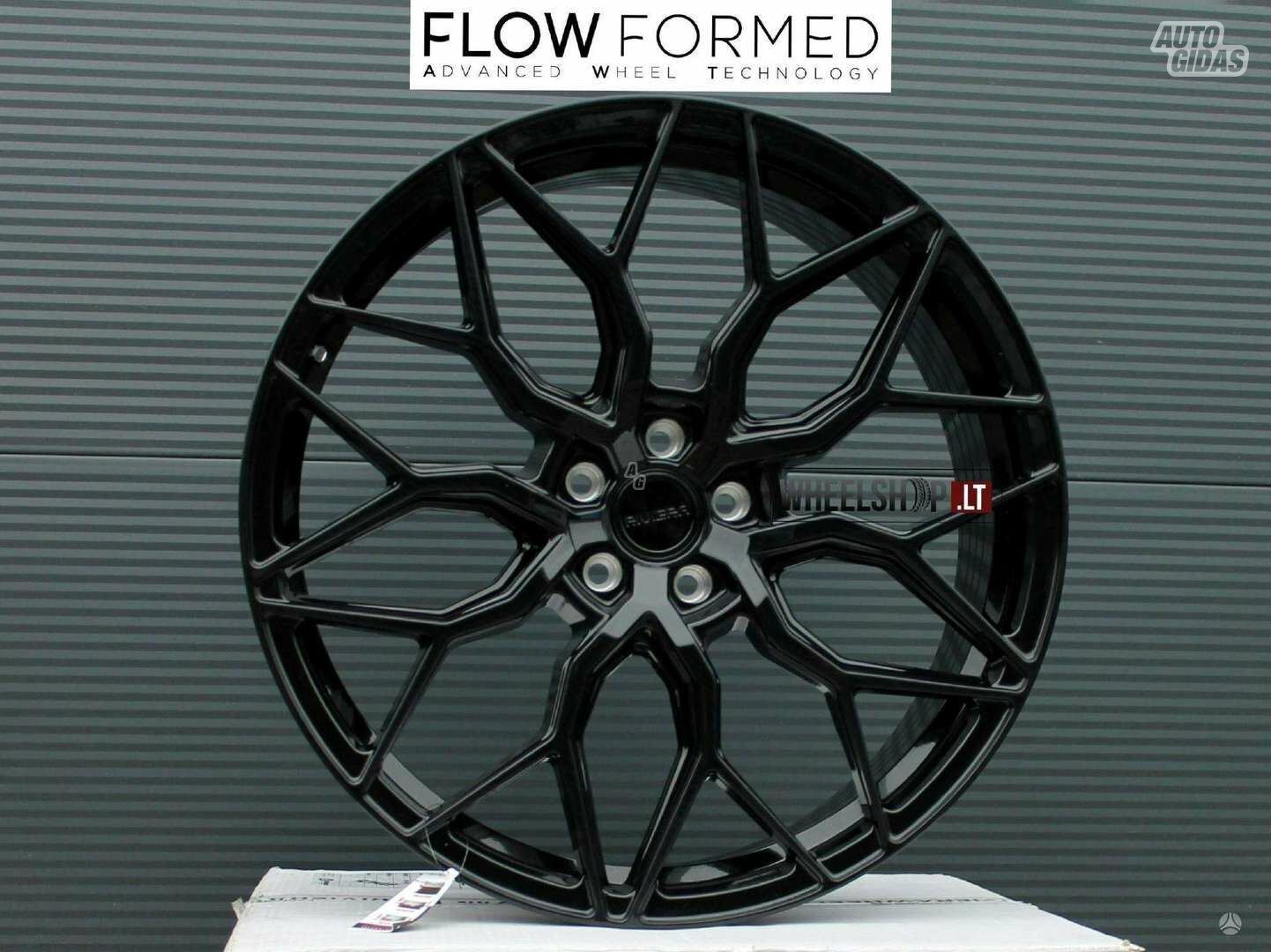 RF108 Gloss Black Flow Formed rims