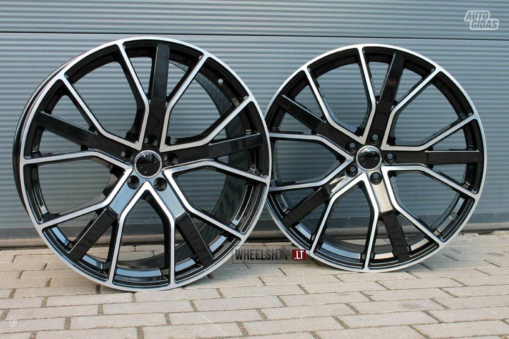 SQ7 Style Black Polished rims