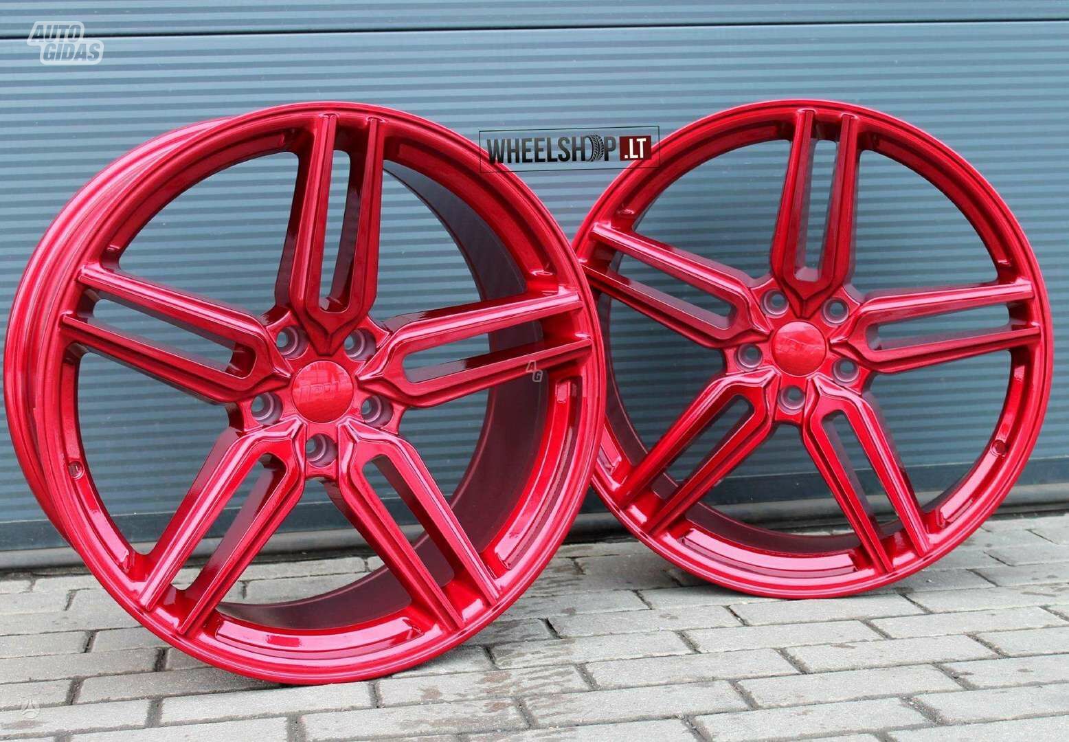 Shelby Red Double Dark Tint rims