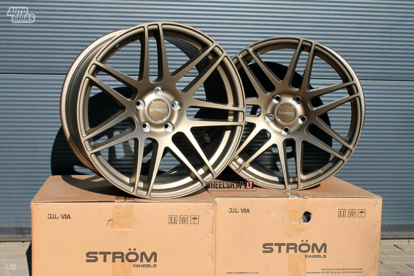 STR3 Satin Bronze Concave ratlankiai