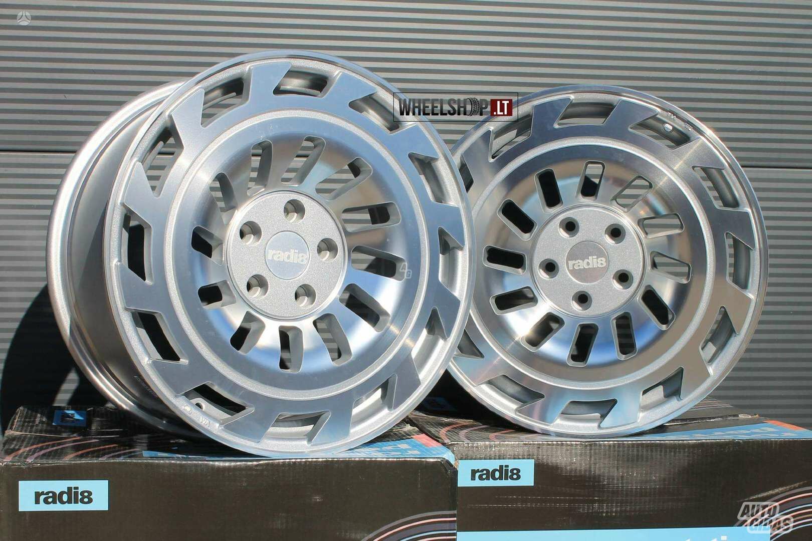 RADI8 R8t12 Matt Silver Polished light alloy R18 rims