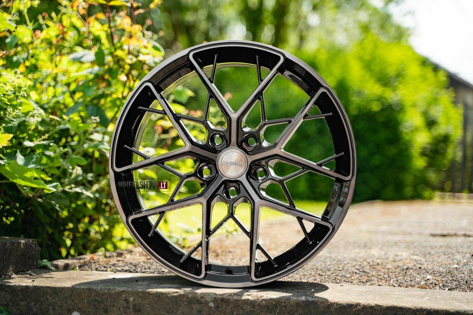 RF3 Black Polished Flow Formed rims