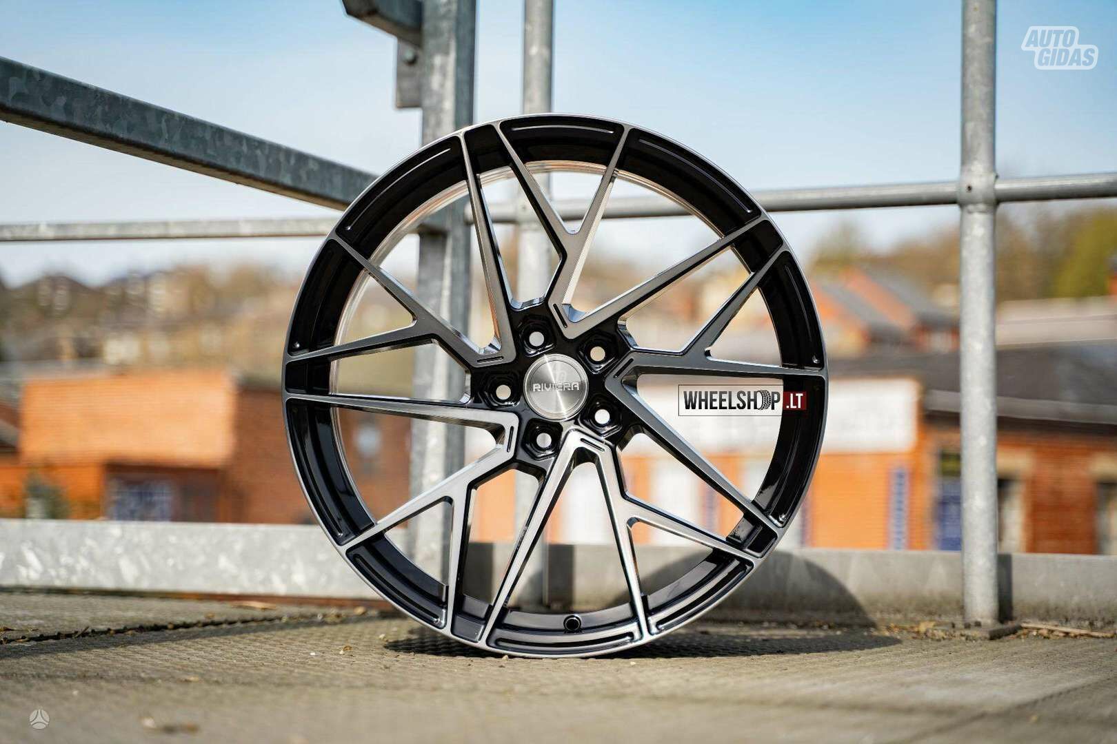 RF106 Black Polished Flow Form rims