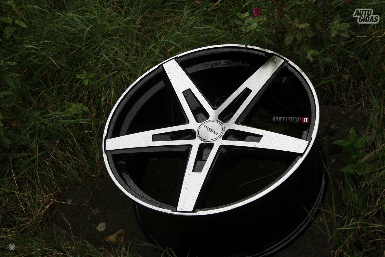 RF102 Black Polished Flow Form rims