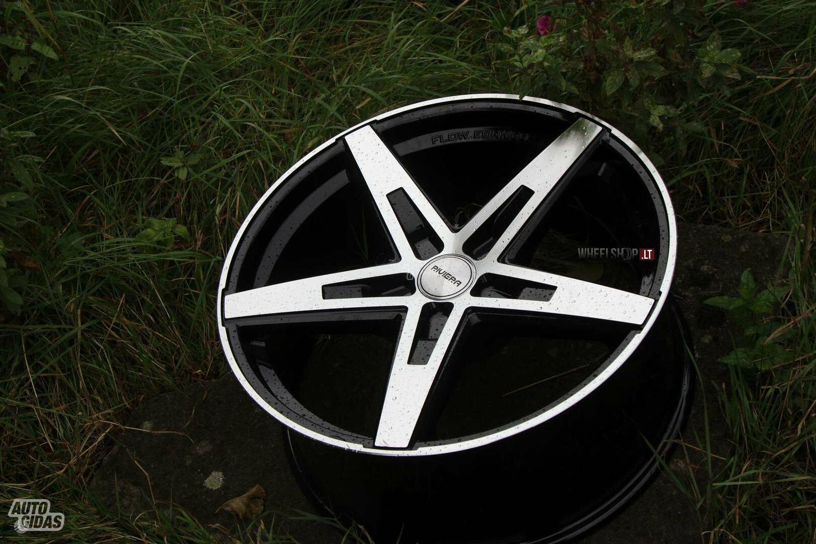 RF102 Black Polished Flow Form rims