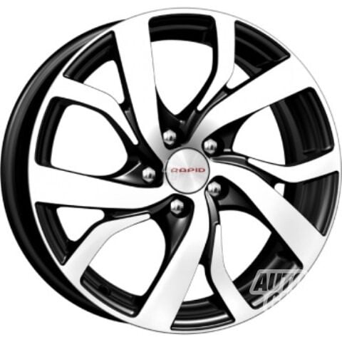 Kitas KC668 Black-Diamond light alloy R15 rims