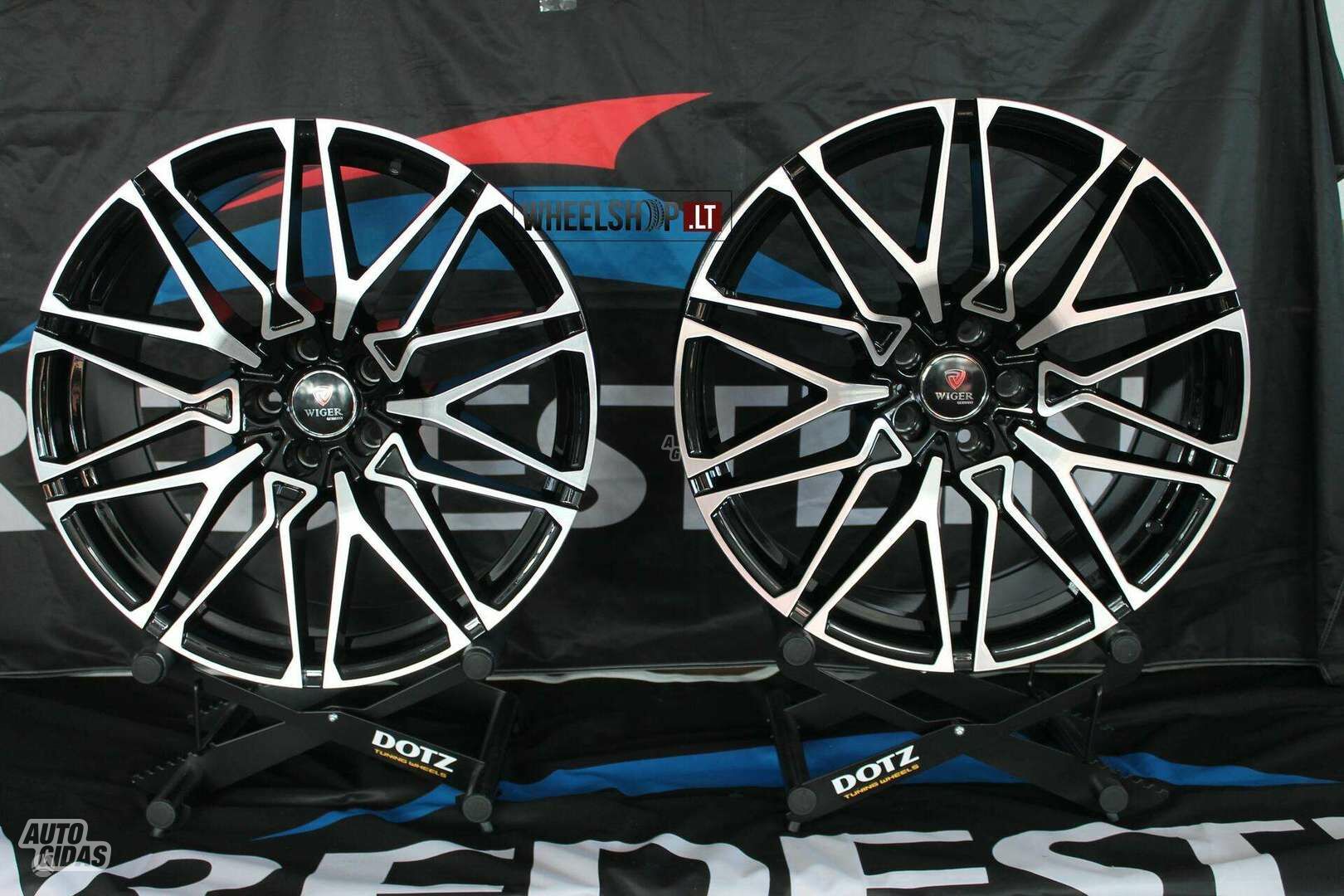 X6M Competition Black Polished rims