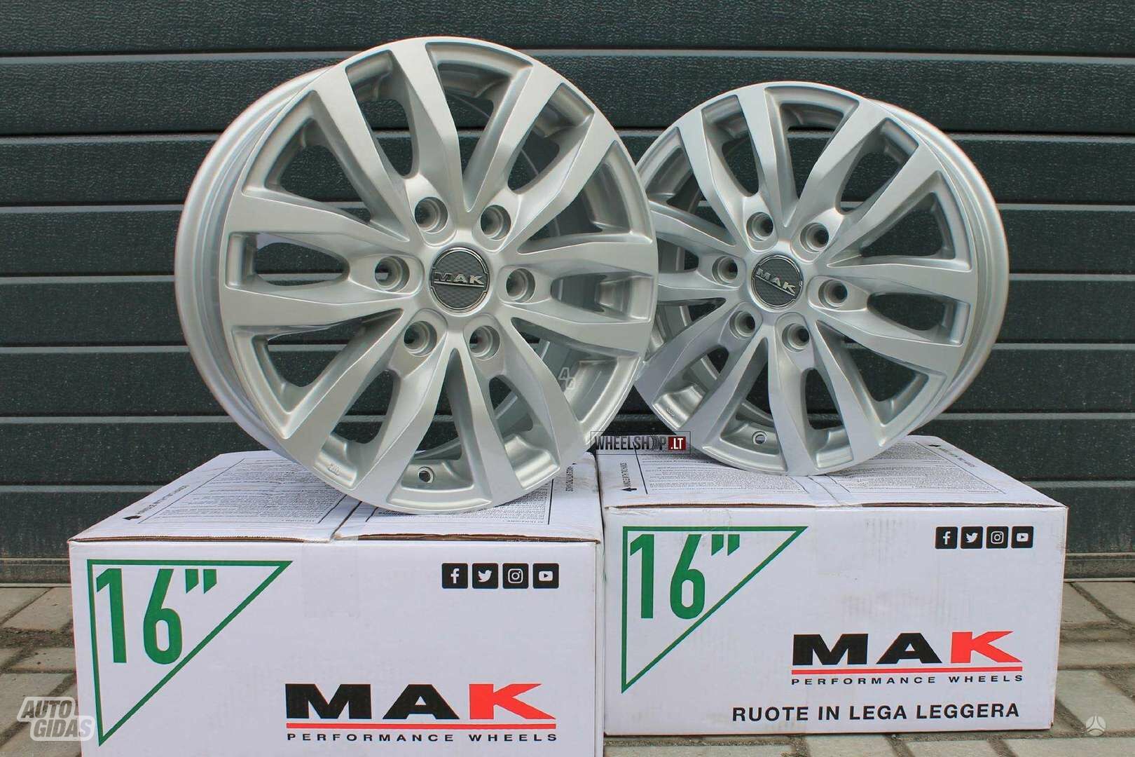 Load 6 Silver rims