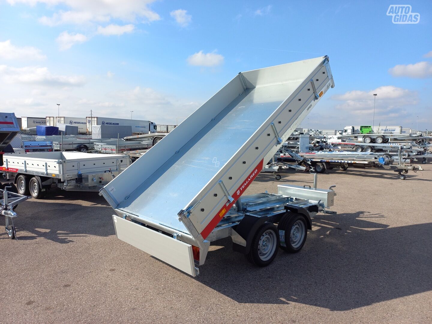 TEMARED TIPPER 3015/2+manual 2025 m Automobilinė priekaba