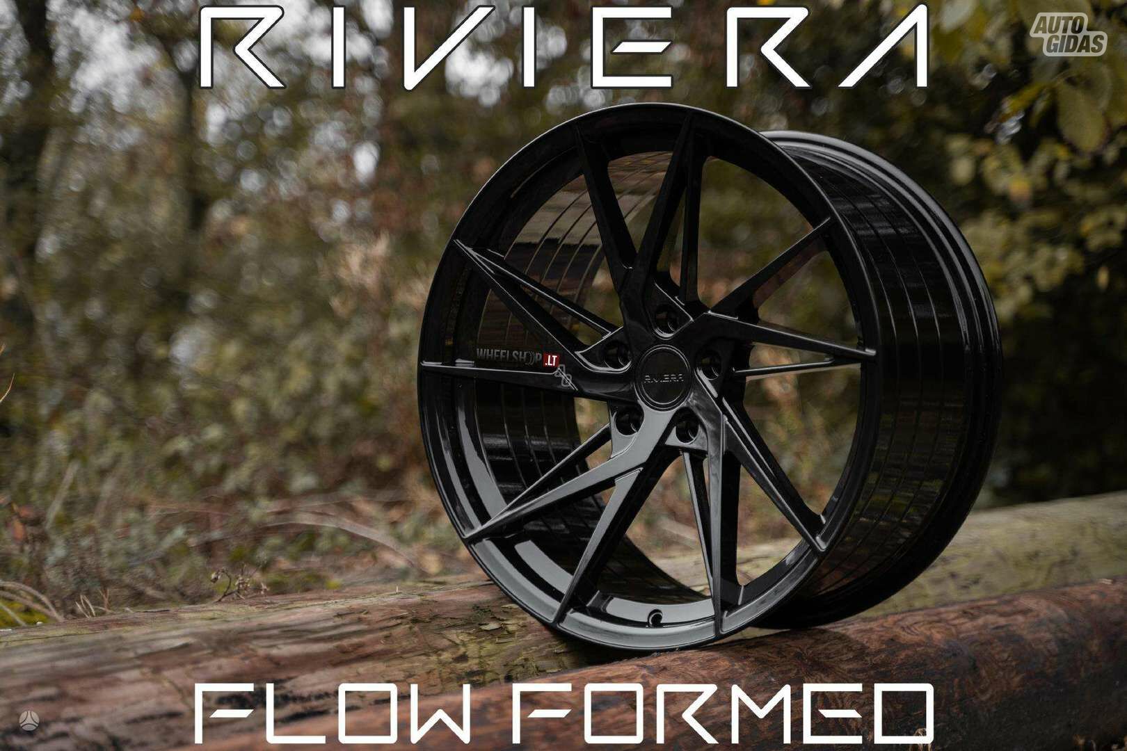 RF109 Gloss Black Flow Formed rims