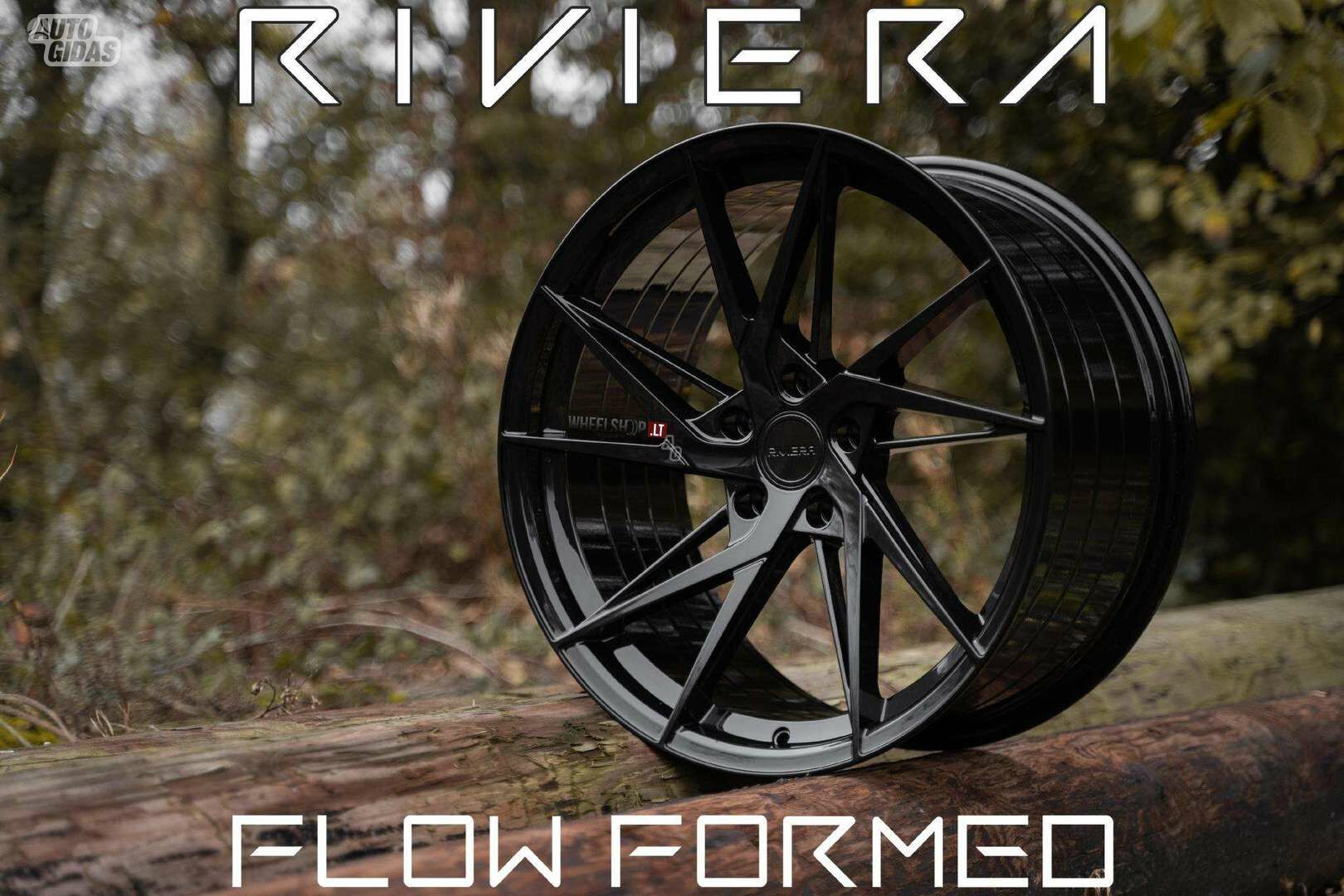 RF109 Gloss Black Flow Formed rims