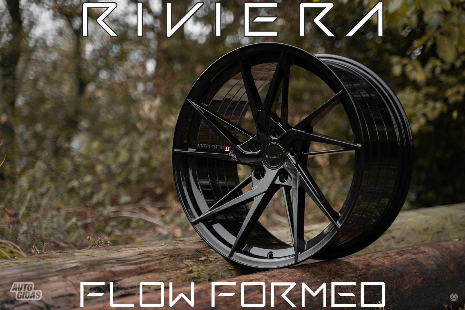 RF109 Gloss Black Flow Formed rims