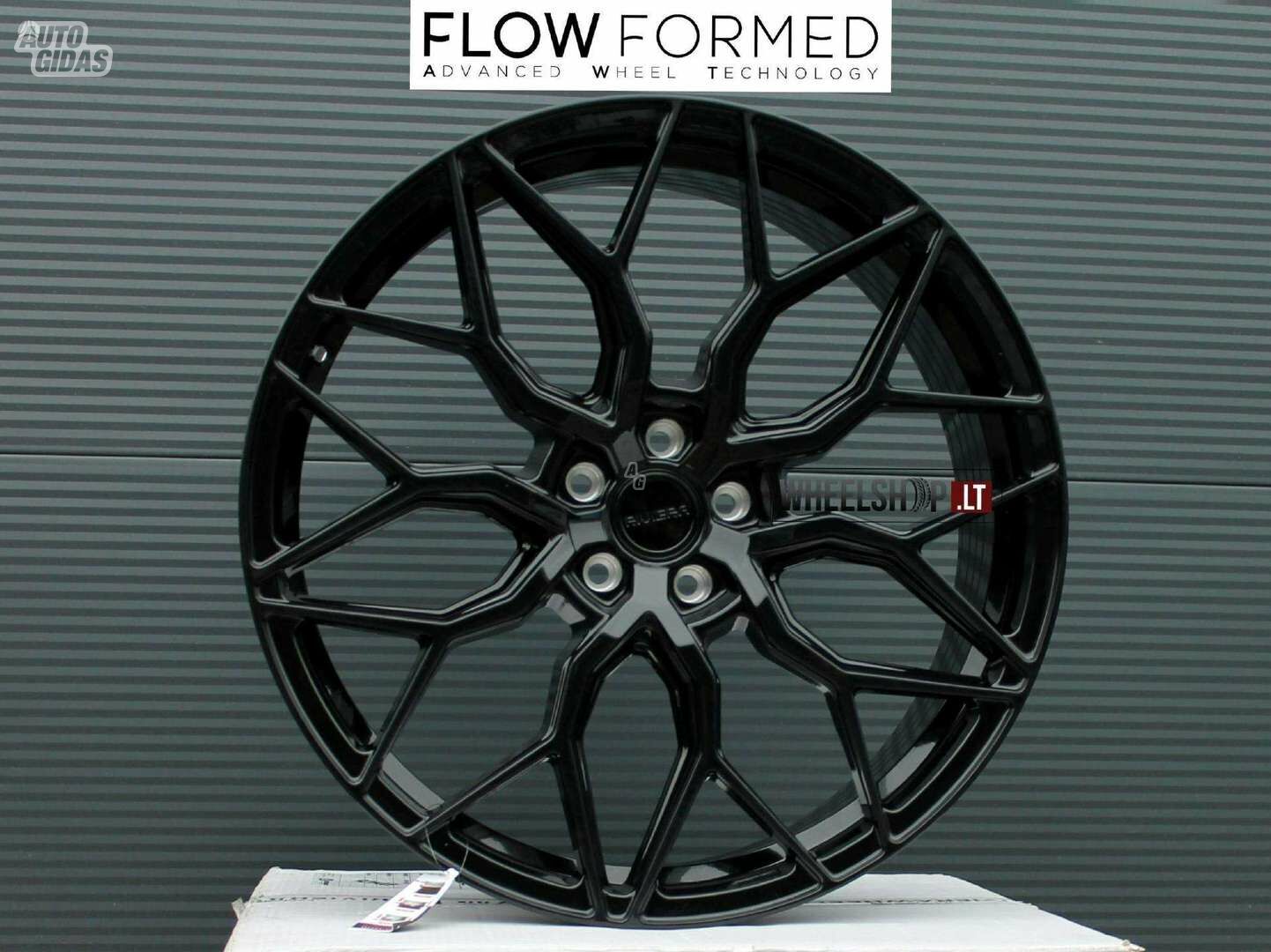 RF108 Gloss Black Flow Formed rims