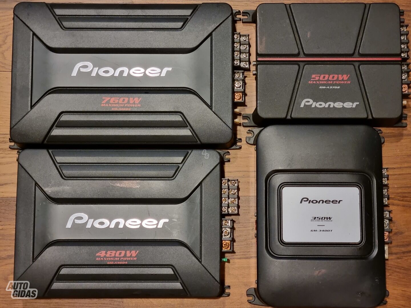 Pioneer gm-x372 Garso stiprintuvas