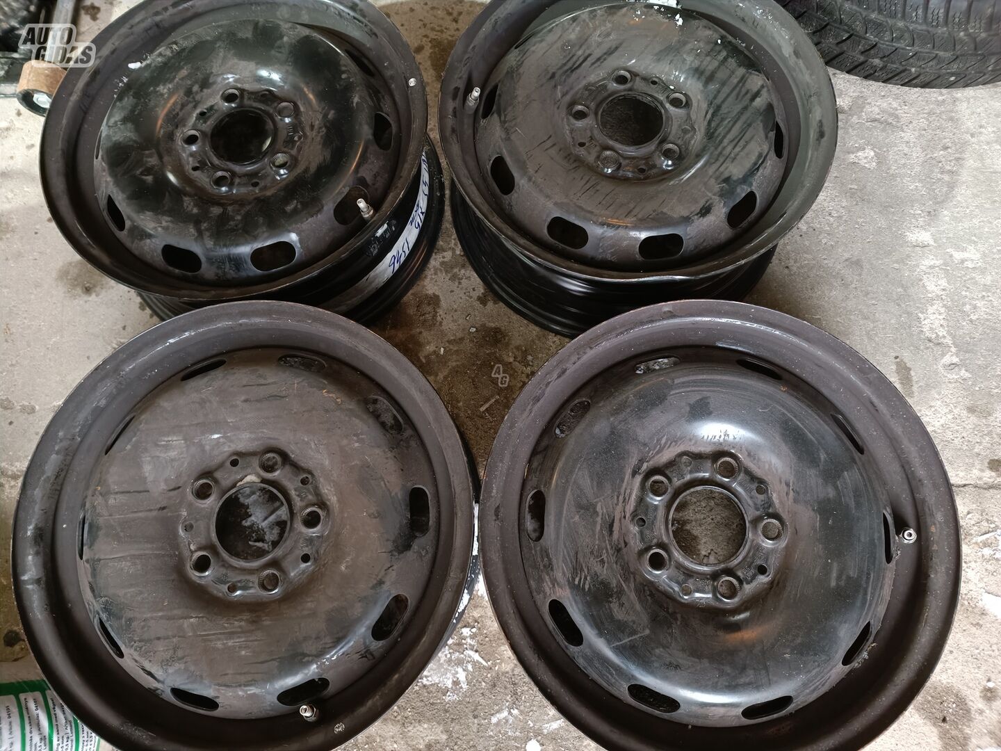MINI ONE R15 plieniniai štampuoti ratlankiai