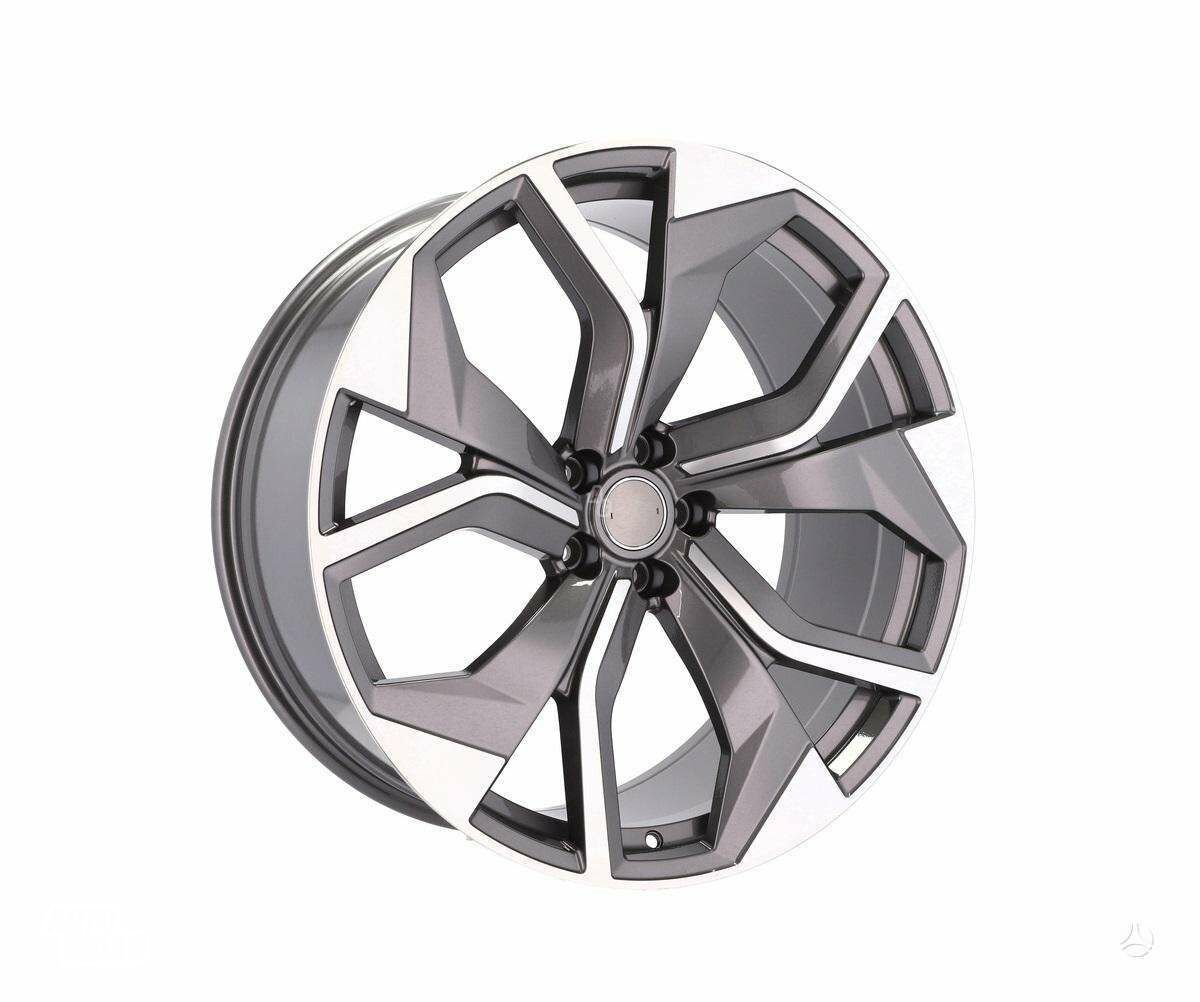 Q8 Style Grey Polished rims