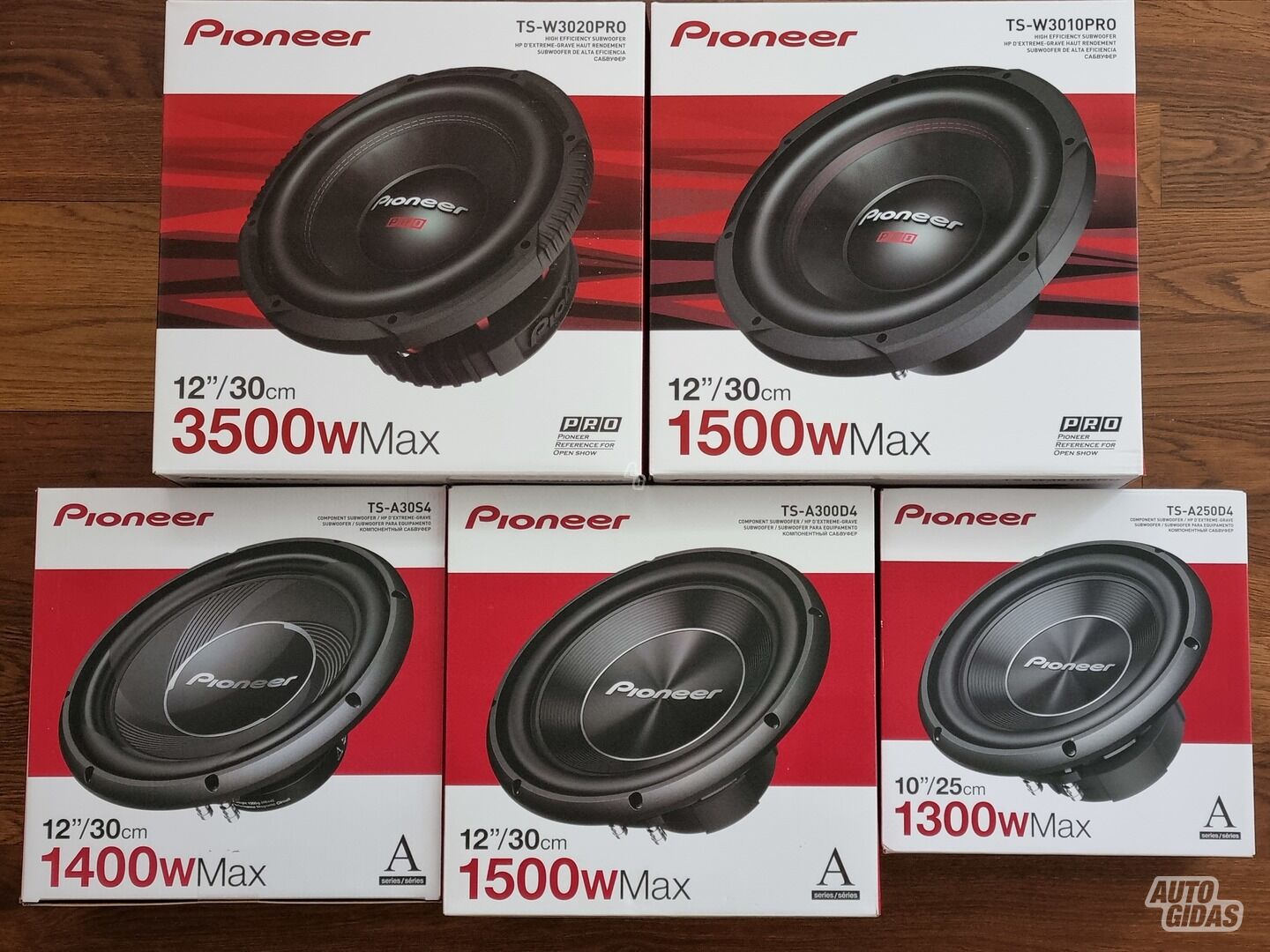 Pioneer ts-a30s4 yra kitu! Subwoofer Speaker