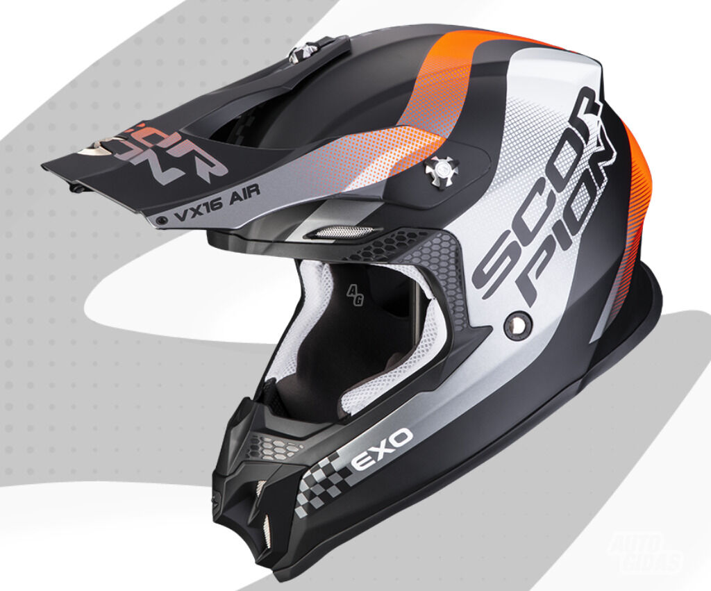 Helmets SCORPION VX-16 EVO  + VIDEO moto