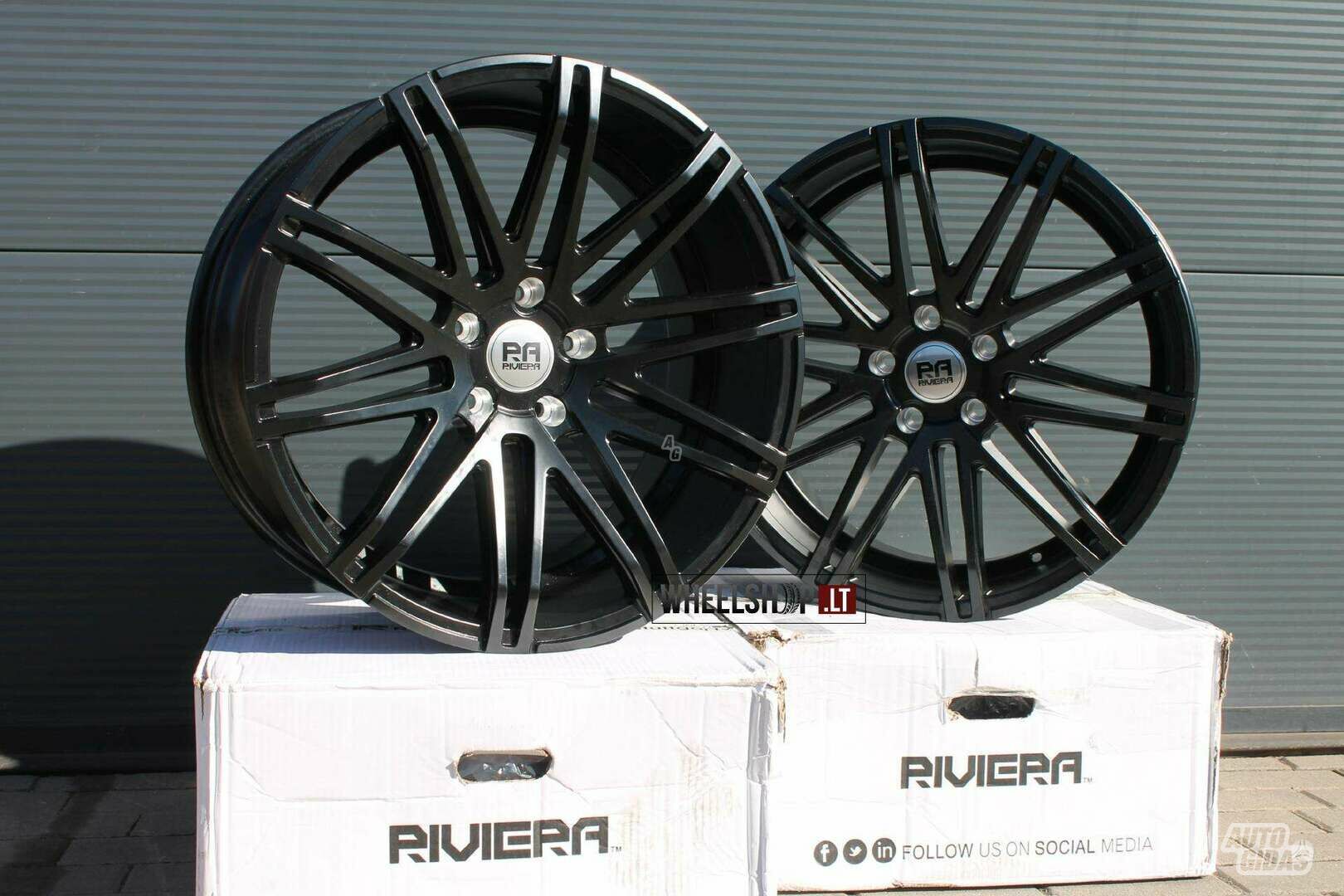 RIVIERA RV120 Matt Black light alloy R20 rims